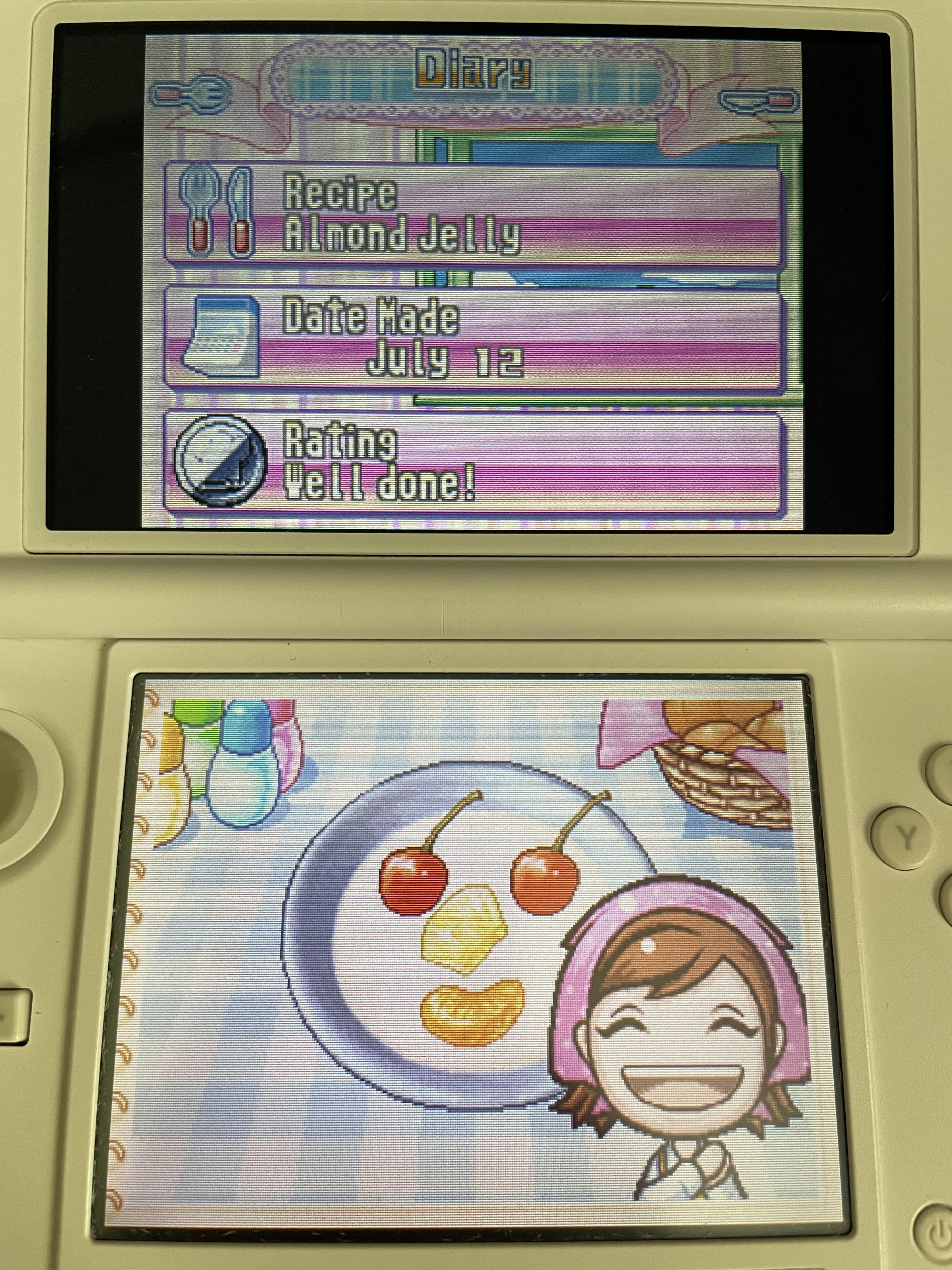 a screenshot of an Almond Jelly diary entry